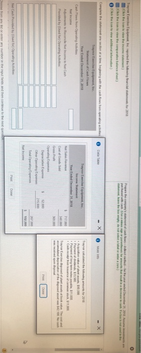  Trener recht en increported the following fac C e con to