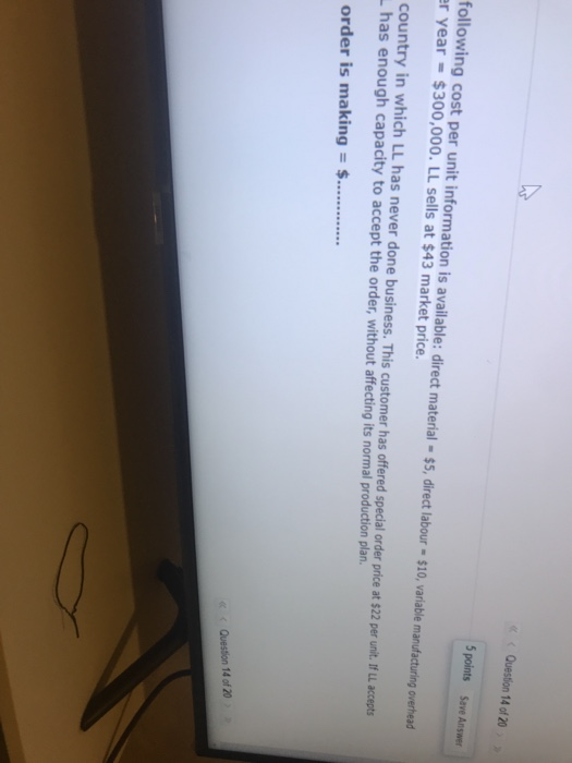 QA12 LL company budgeted 100,000 units for production during 2019. The following