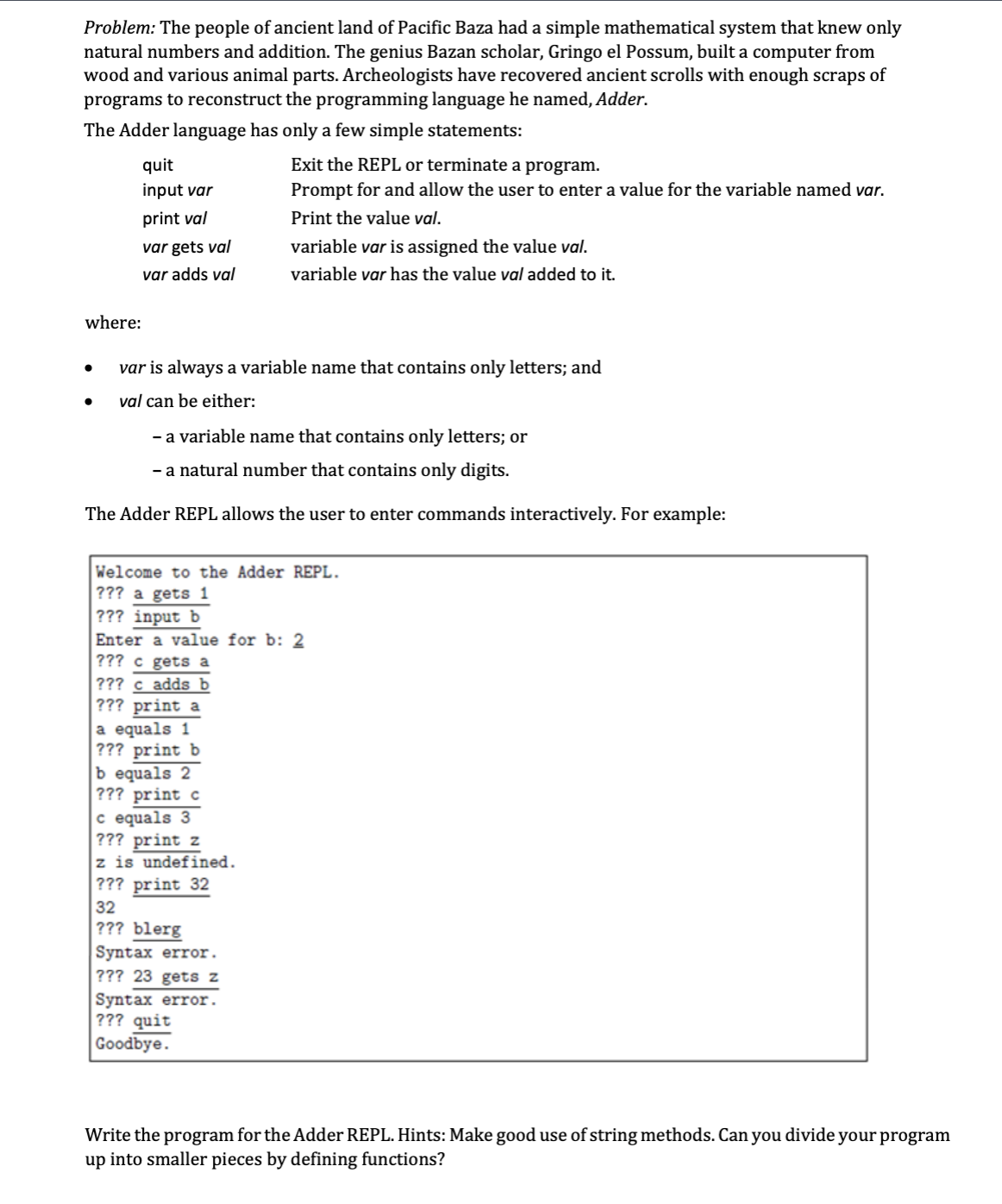  Answer: Copy your code in the space given below and insert