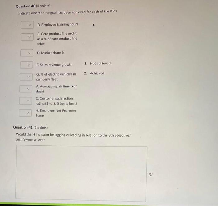 list of objectives. These are: 1. Increase profitability of core product line