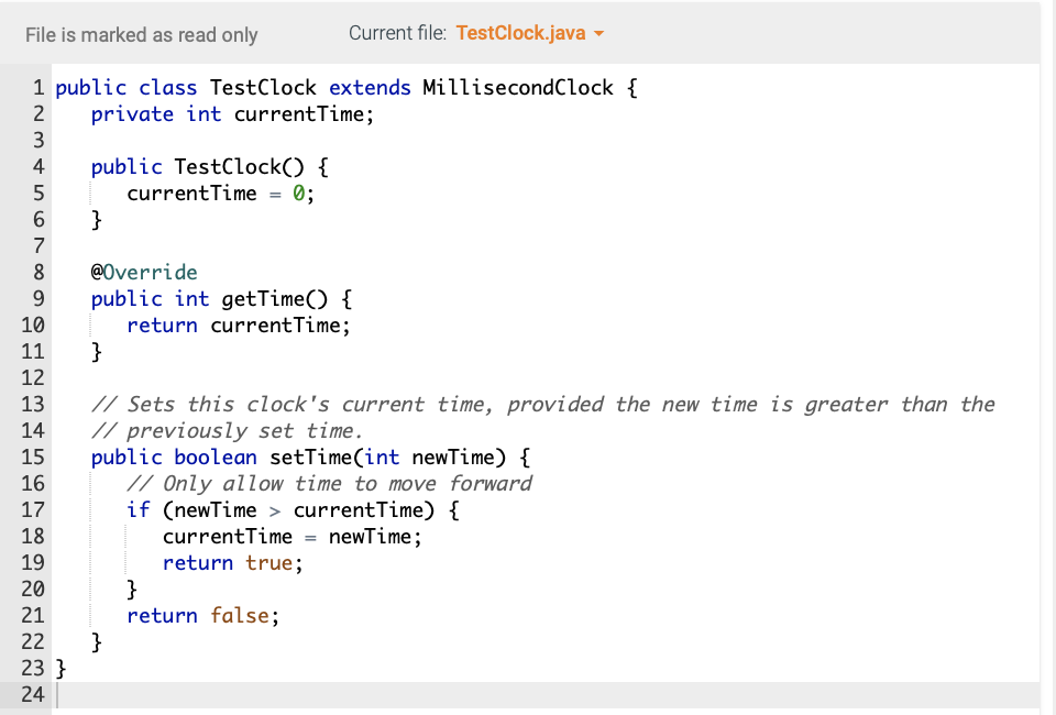 - At time t=100, a 3000 millisecond timeout is set for method