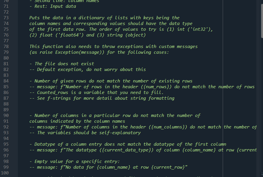 solving the question is above.*** import numpy as np def read_file_vanilla(file_path, delimiter=','):