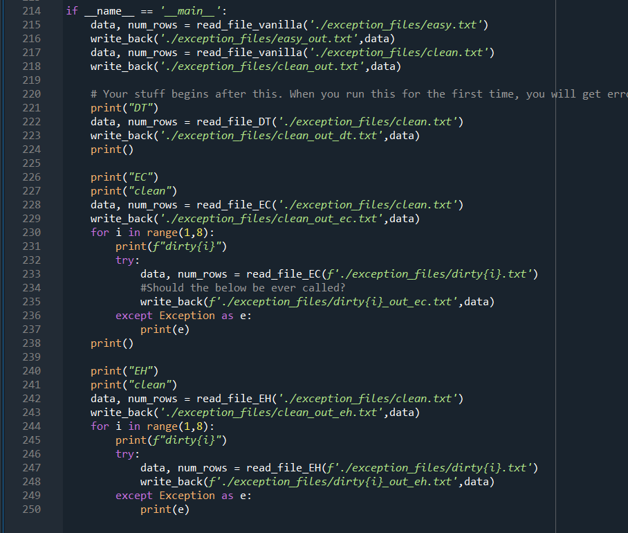 data 14 15 Puts the data in a dictionary of numpy arraus