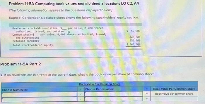 C2, A4 [The following information applies to the questions displayed below.] Raphael