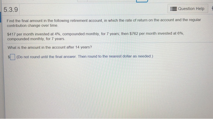  Hi can you help me solve this thanks 5.3.9 E Question