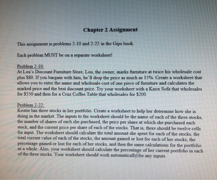  please include steps on how to do in excel because thats