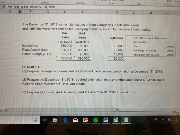 fair value $50 a share) to stockholders of Starr Company for all