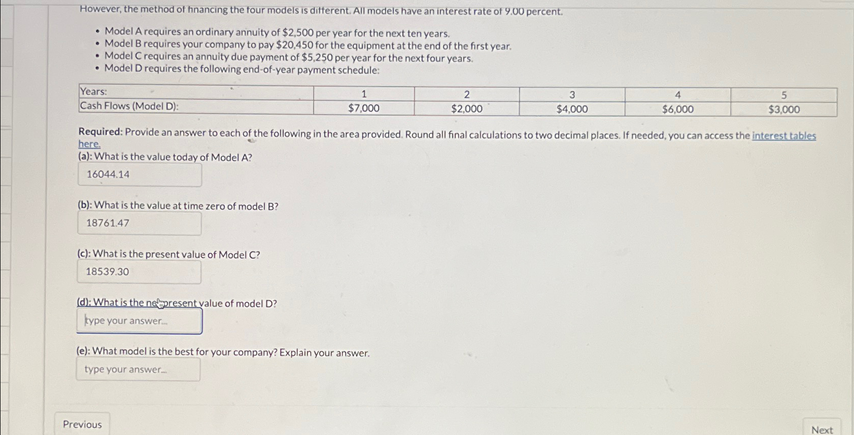  However, the method of hnancing the four models is different. All