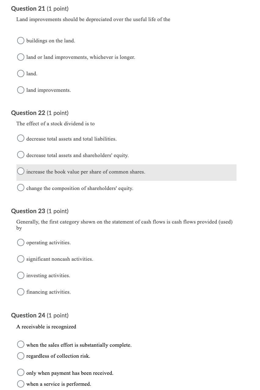 following would not be needed to determine net cash provided by operating