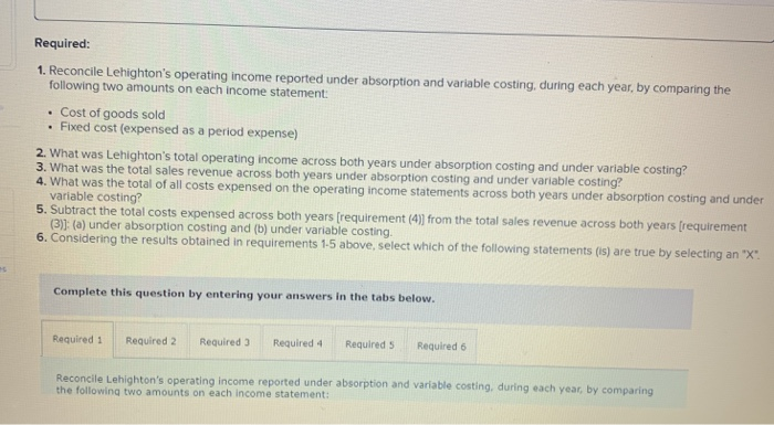 to the questions displayed below.) Lehighton Chalk Company manufactures sidewalk chalk, which