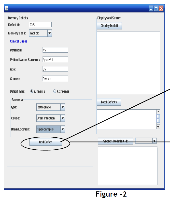 Amnesia that can be seen from the class diagram. There is a