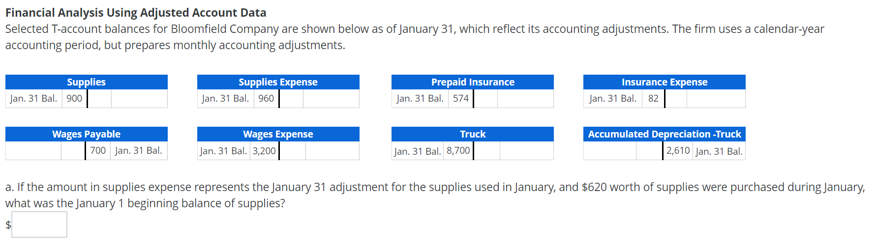 WRITING SHOULD BE CLEAR TO READ PLEASE! Financial Analysis Using Adjusted Account
