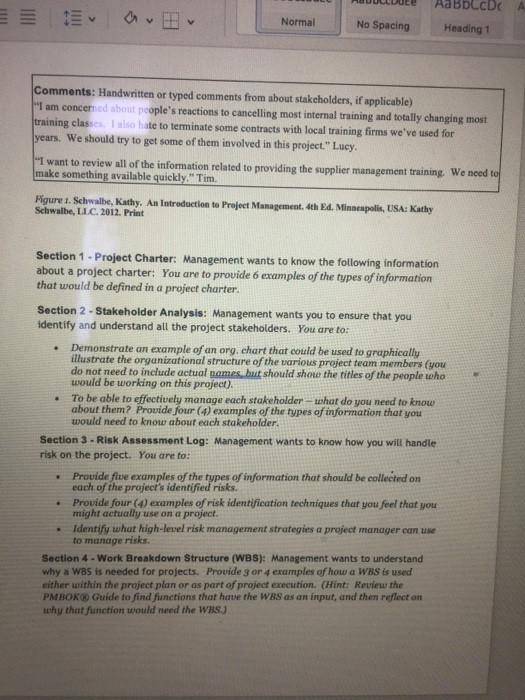 = Normal No Spacing Heading 1 FIGURE 1: PROJECT CHARTER Project Title:
