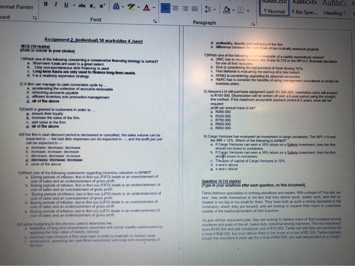  ormat Painter BIU - abc x, X A ay. A AaBbccb