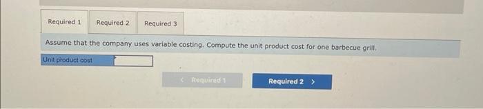 income statement for last year. Required information [The following information applies to