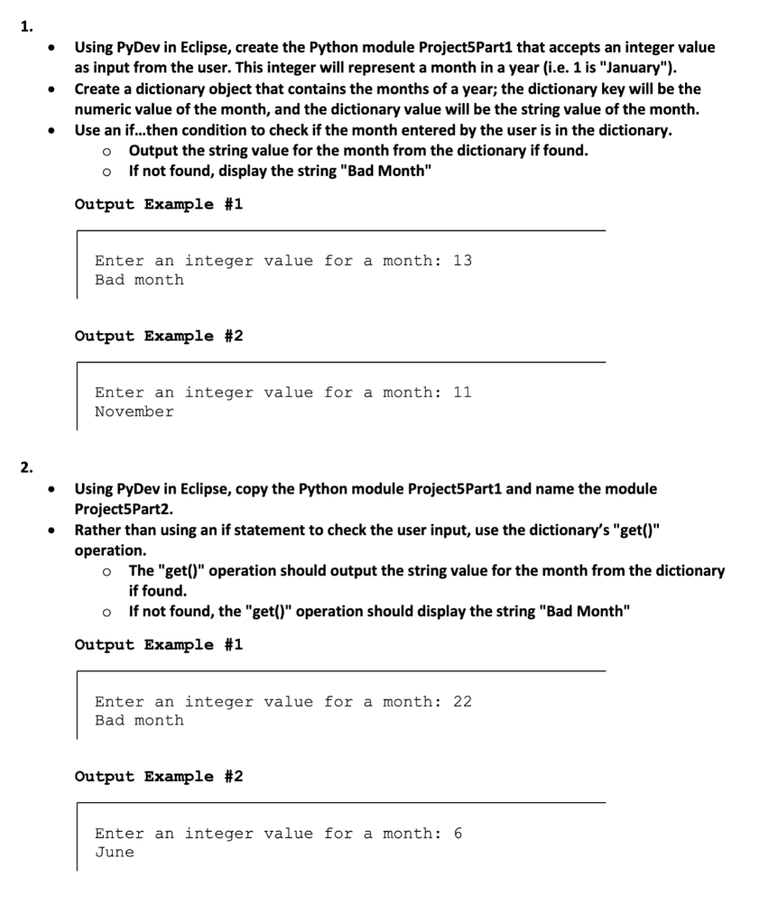 Script in Python. 1. Using PyDev in Eclipse, create the Python module