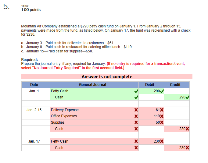 your help in advance. 1.00 points During the months of January and