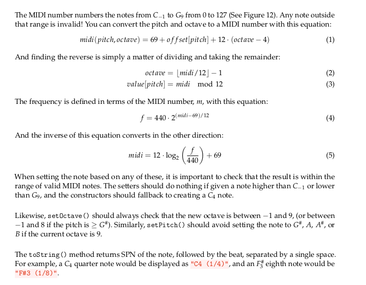 : int get/ set>> - length : Beat get/set >> + Note()