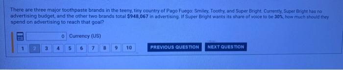 give me some solutions!! There are three major toothpaste brands in the