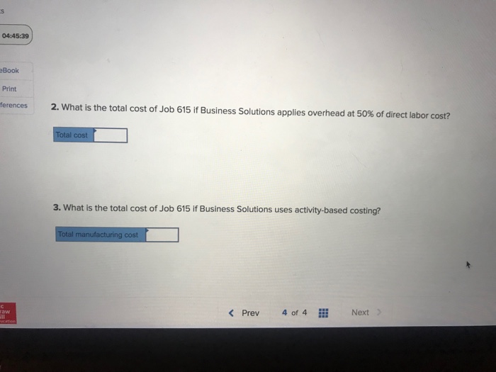 my work After reading an article about activity-based costing in a trade