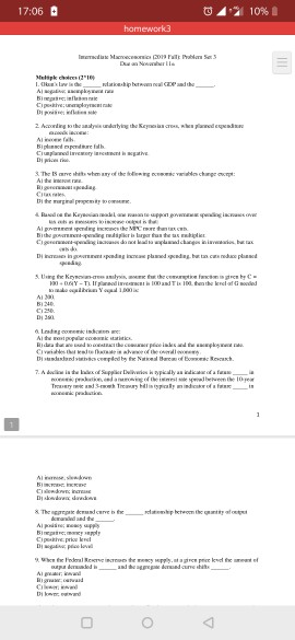  Question 1 Use the IS-LM model to analyze the effects of