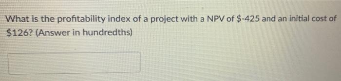 Project 2 2.241 $17 What is the NPV of the following cashflow