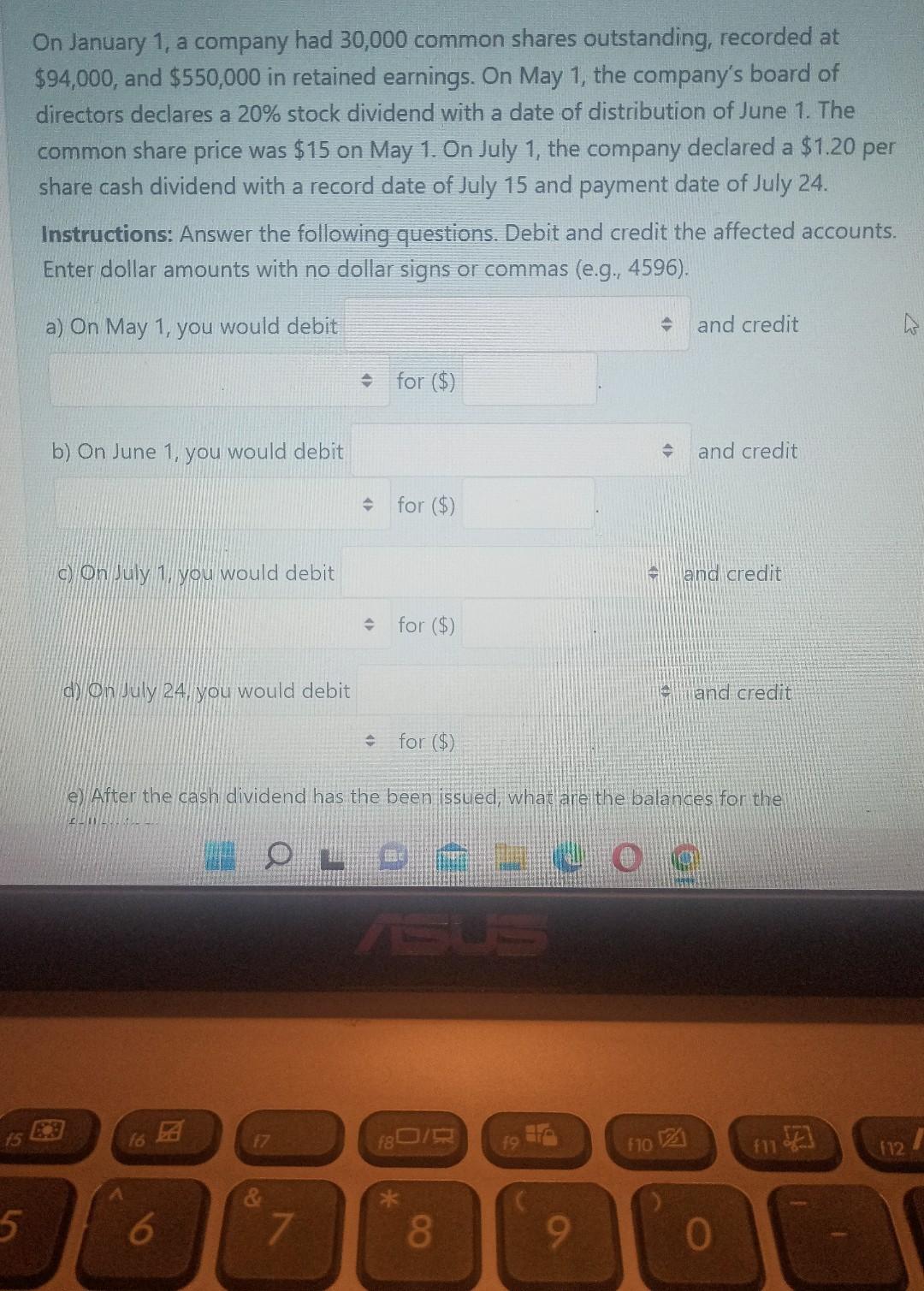 no contributed surplus account. The entry to record the share repurchase would