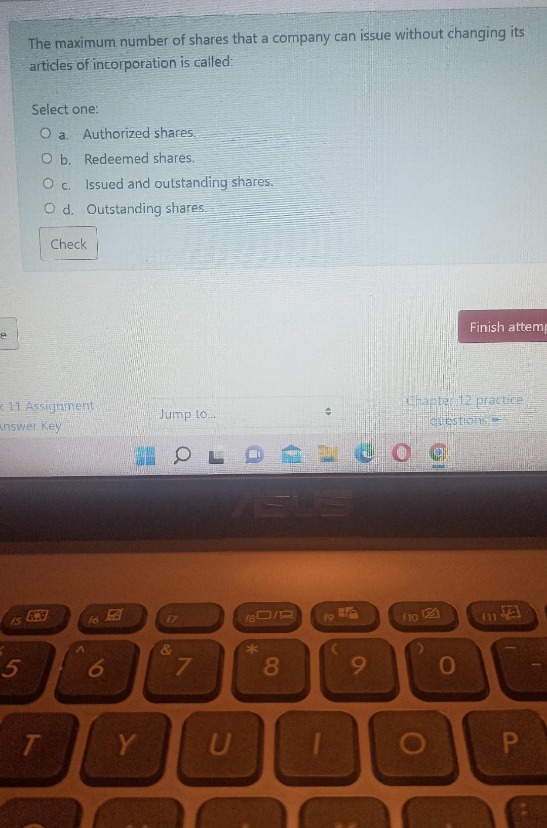 Retained earnings, and credit to cash. Check Next page Neek 11 Assignment