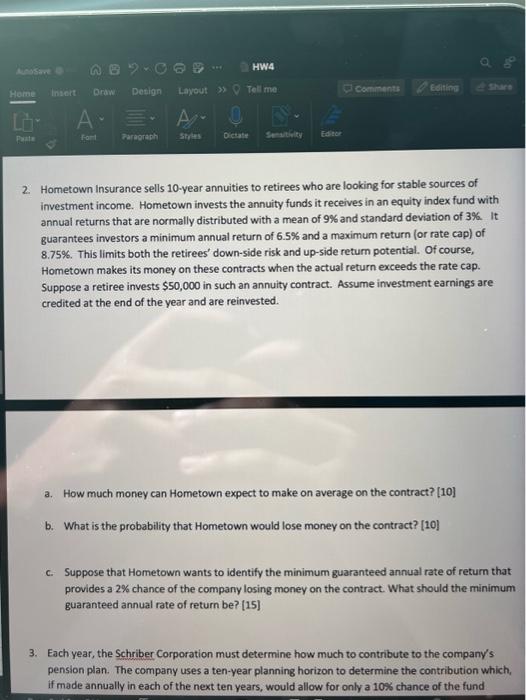 Draw Page Layout Formulas Data Tell me Comments Hometown Insurance 2. Hometown
