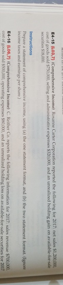 how can I do this senU UILE LUI TIL E4-15 (L03,7)