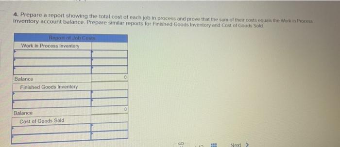 the following materials for the month. Job 136 Job 137 Job 138