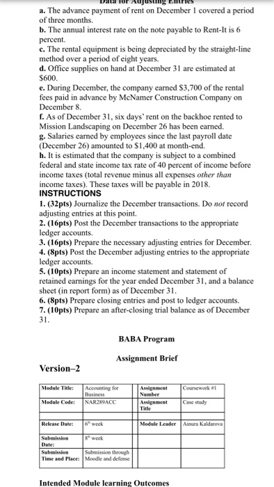 and evaluate management accounting concepts and techniques in decision making. Assessment Information
