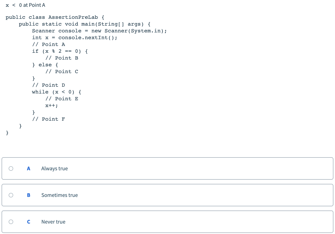 Please determine for point A, B, C, D, E, & F! Thank