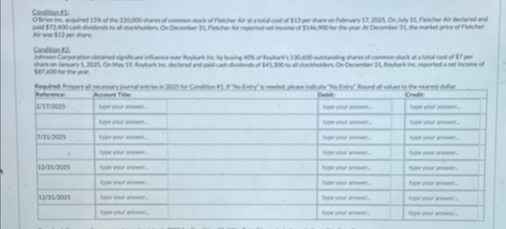  Condition 11 Air was $12 per share. Condition 12187,600 for the