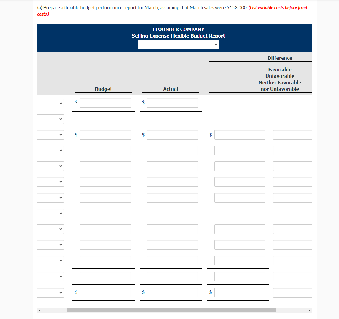any assistance provided. Thank you. The actual selling expenses incurred in March