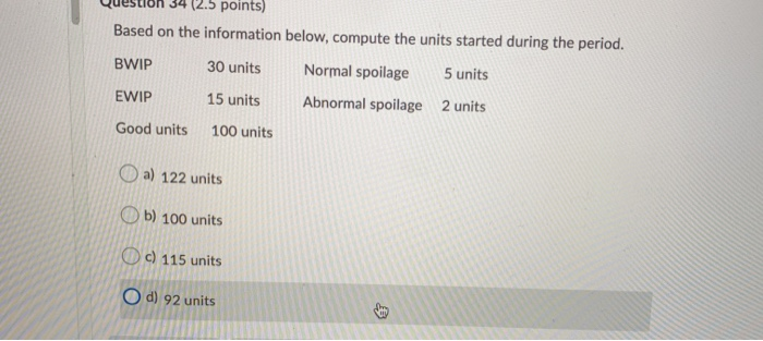  Just need answer, will give thumbs up for correct answer! (2.5