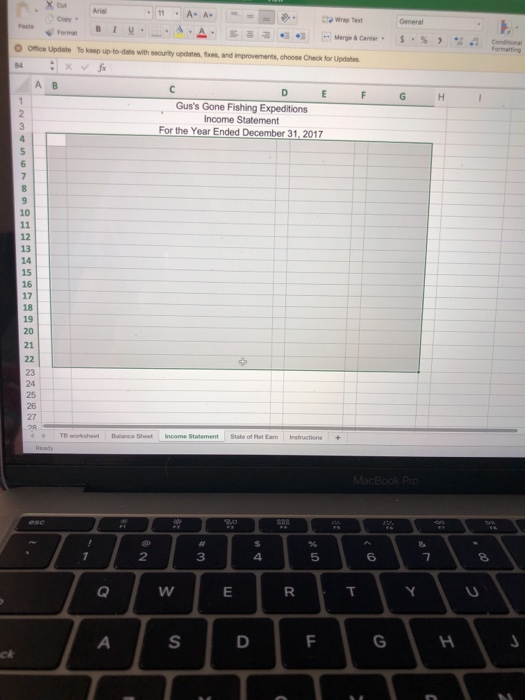 proper places 14 15 Complete a statement of retained earnings 16 For