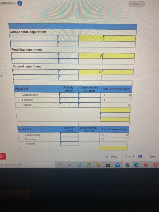 its components department. The mechanical systems are combined with the housing assembly