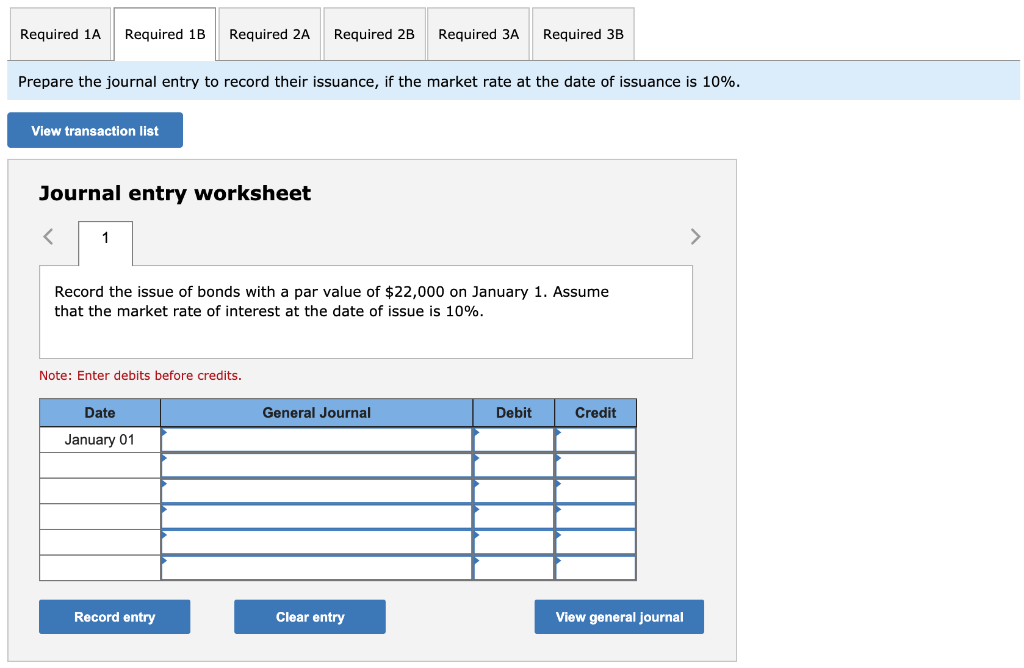 on June 30 and December 31. The bonds have a $22,000 par