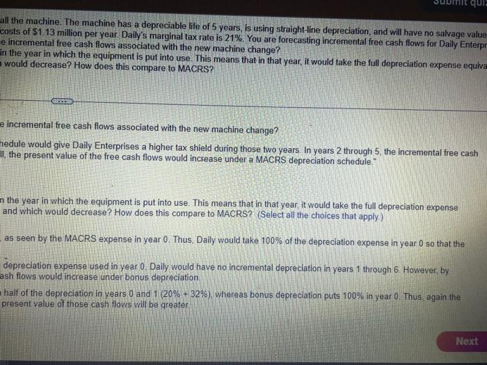 $48,000 to transport and install the machine. The ma The machine will