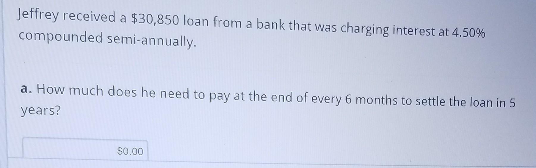 write clearly please or use keyboard to write. Jeffrey received a