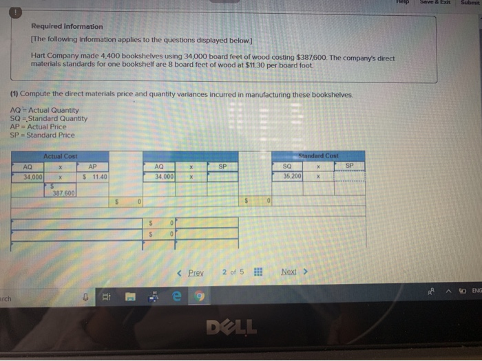  Help Save & Exit Submit Required information [The following information applies