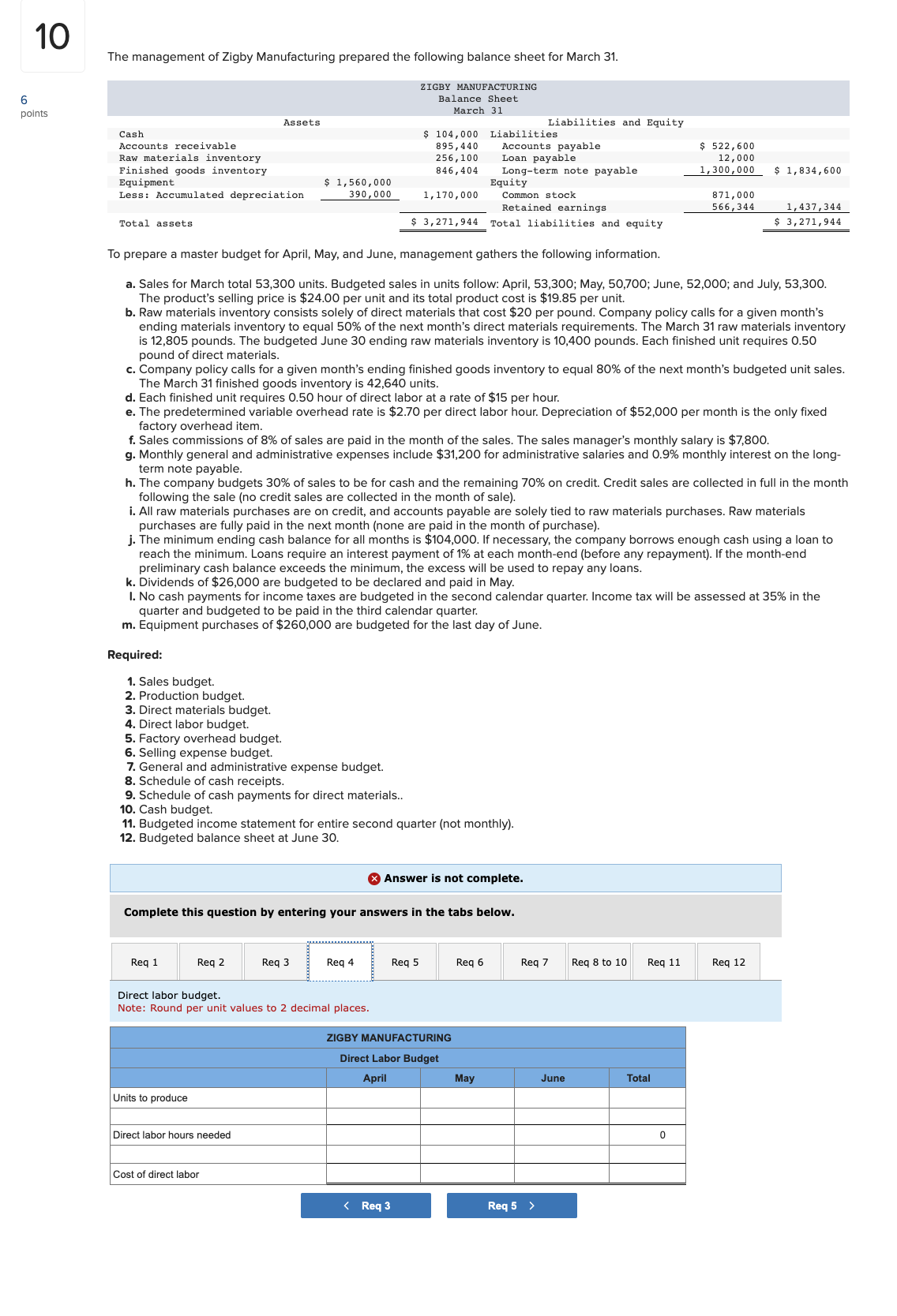  Factory overhead budget. Note: Round variable overhead rate values to 2