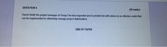 (20 marks) 1.2 As discussed in the case study, it is important