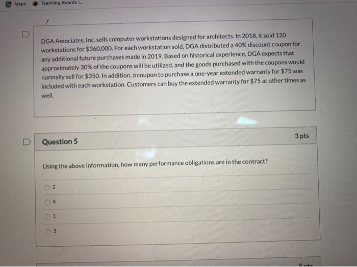  Maps Teaching Awards DGA Associates, Inc. sells computer workstations designed for