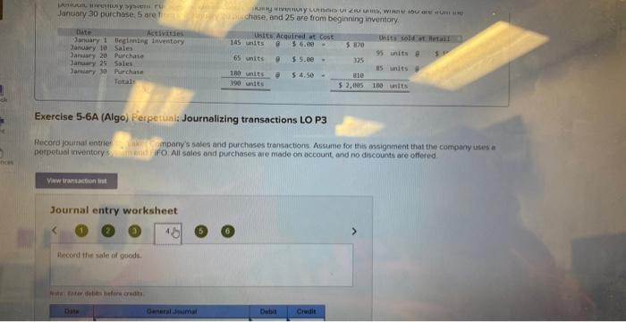 The Compony uses a pe ilc inventory system. For specific identification, ending