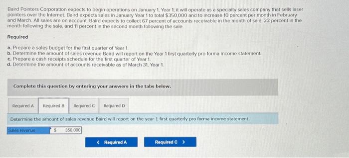 operations on January 1. Year 1. it will operate as a specialty