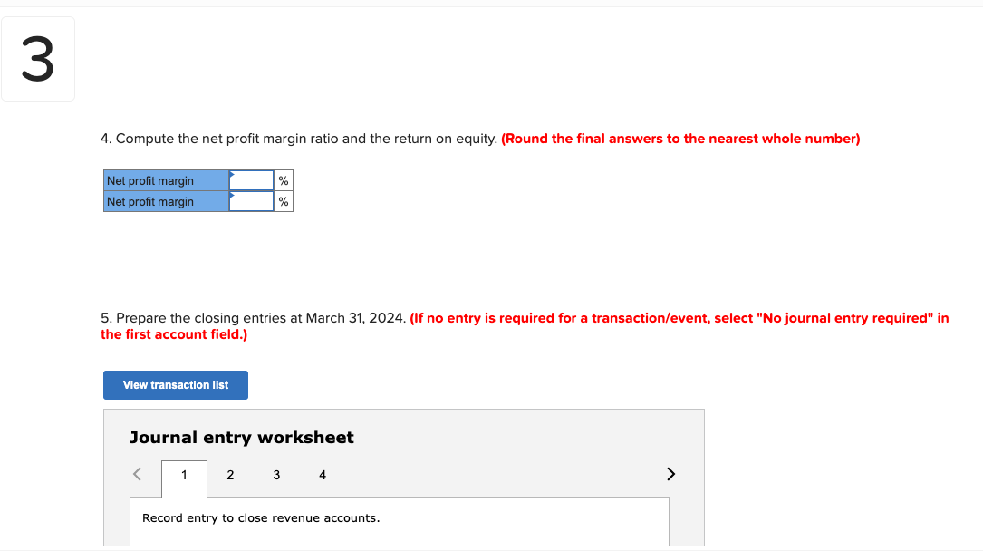 2013) has completed the accounting cycle for the year ended March 31,