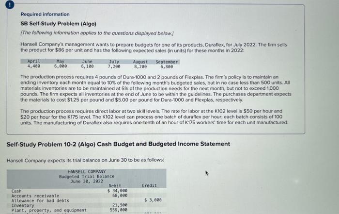  URGENT: please conplete the two tables with information provided. please ensure