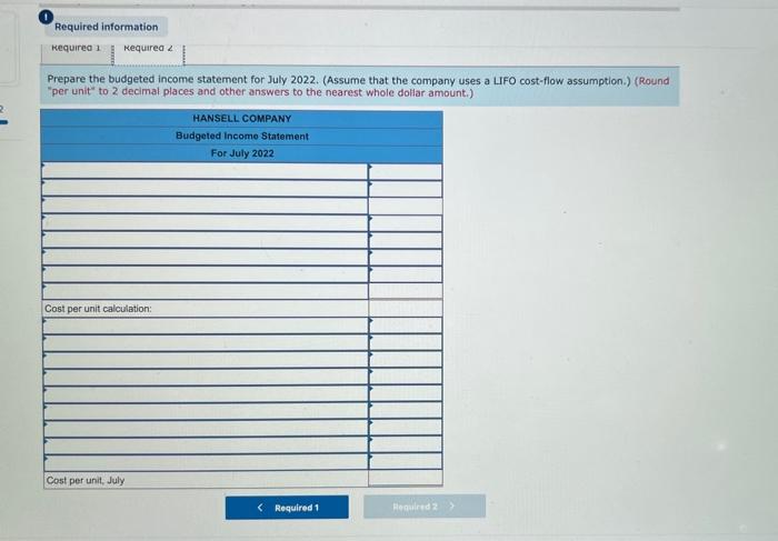 of its products, Duraflex, for July 2022. The firm sells the product